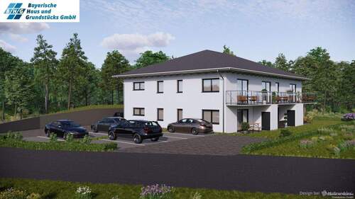 Ansicht Straße - 3 Zimmer Etagenwohnung zum Kaufen in Aicha vorm Wald