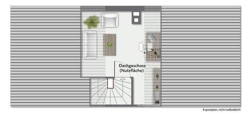 Dachgeschoss Nutzfläche - 