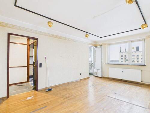 Wohnzimmer - 2 Zimmer Etagenwohnung zum Kaufen in Lübeck / Moisling