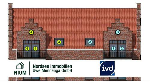 Außenansicht - Modernes Wohnen in exklusiver Lage von Norddeich - Hochwertige Eigentumswohnungen mit Zukunft