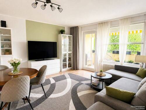 Wohnzimmer - 2 Zimmer Etagenwohnung zum Kaufen in Heusentsamm