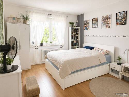 Schlafzimmer - Etagenwohnung mit 62,00 m&sup2; in Heusentsamm zum Kaufen