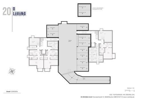 Tiefgarage mit Einzelstellplatz - 