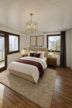 unverbindliche Visualisierung- Schlafzimmer - 3 Zimmer Etagenwohnung zum Kaufen in Winnenden