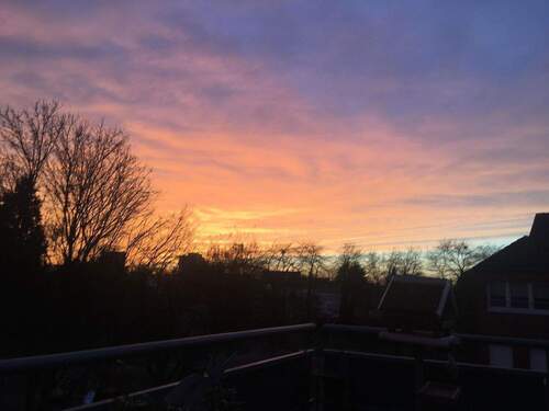 Abendstimmung auf dem Balkon - 