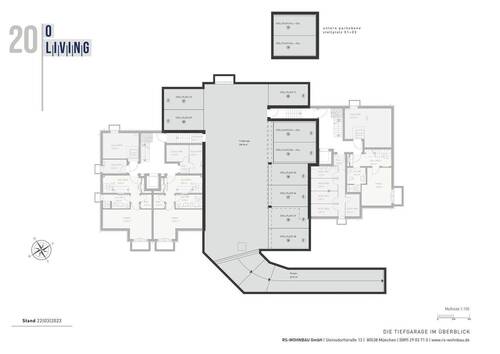 Tiefgarage mit Einzelstellplatz - 