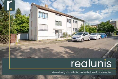 Außenansicht - Mehrfamilienhaus mit 3 Wohneinheiten und Ausbaureserve im Dachgeschoss - Ludwigshafen-Mundenheim