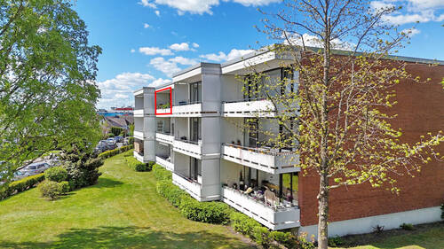 Seitenansicht mit Rahmen - Etagenwohnung mit 63,70 m&sup2; in Rellingen zum Kaufen