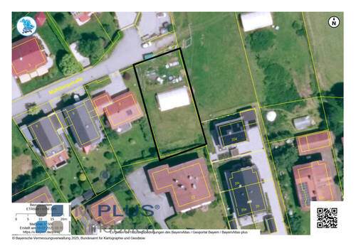 Lageplan mit Grund - RESERVIERT! Baugrundstück für ein großes EFH in einer Sackgasse!