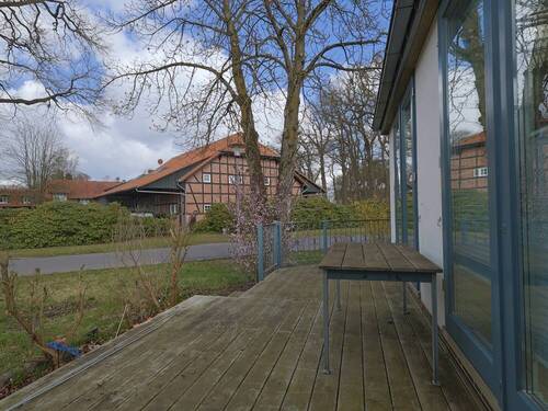 Terrasse - Einfamilienhaus mit 145,00 m&sup2; in Hellwege zum Kaufen