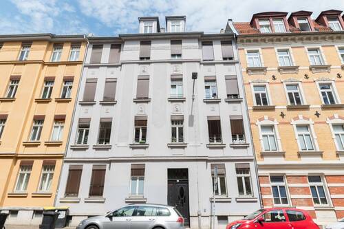Gebäudeansicht - 2 Zimmer Etagenwohnung in Leipzig