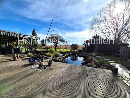 Blick von der Terrasse - 5 Zimmer Einfamilienhaus zum Kaufen in Rosengarten