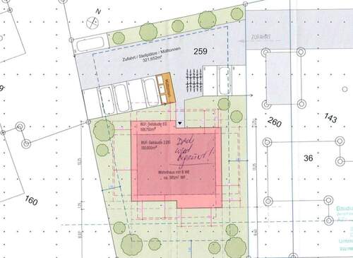 Auszug genehmigte Bauvoranfra - Grundstück in Werne zum Kaufen