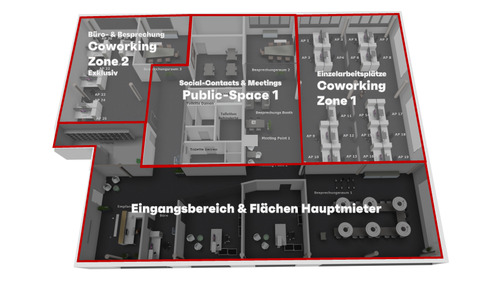 Aufteilung Gesamtfläche - 