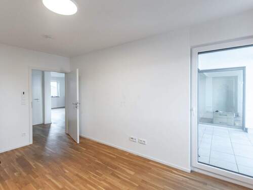 Schlafbereich mit Zugang zur Terrasse - 