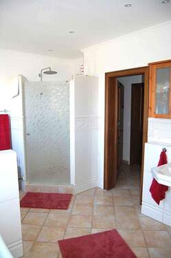 Bad im EG mit großer Dusche - 