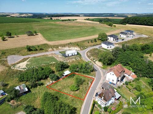 Ansicht Baugrundstück - MG - Baugrundstück am Feldrand in Kleinsteinhausen