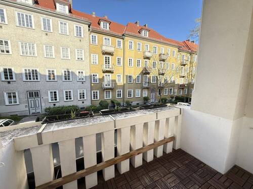 Blick vom Balkon - 