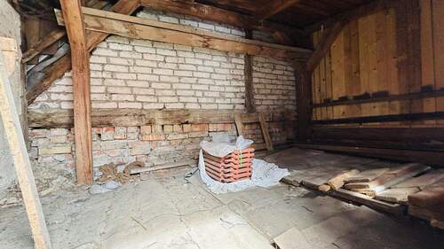 Dach über dem Abstellraum - 