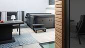 Spa-Bereich auf der Dachterrasse - 