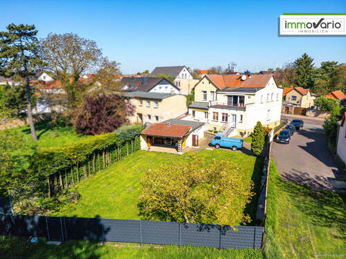 Luftaufnahme - Mehrfamilienhaus, Wohnhaus mit 134,90 m² in Eichenbarleben zum Kaufen