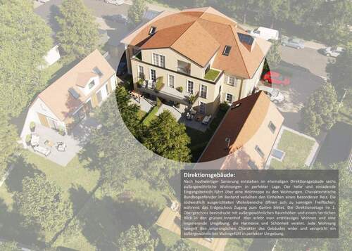 Direktionsgebäude Vogelperspektive - Etagenwohnung mit 85,20 m&sup2; in Regensburg / Ziegetsdorf zum Kaufen