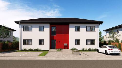 Ansicht Eingang Trespa - 3 Wohneinheiten - Penthouse - MODERNES WOHNEN FÜR ALLE ANSPRÜCHE - inkl. Grundstück - einzugsfertig