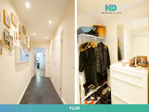 Flur.jpg - 3 Zimmer Etagenwohnung zum Kaufen in Düsseldorf