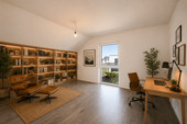 Das geräumige Arbeitszimmer (virtuell eingerichtet) - 