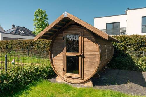Die hauseigene Sauna im Garten - 