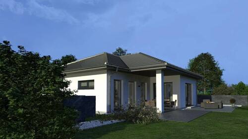 Ansicht Garten - Bungalow mit 118,00 m² in Dieburg zum Kaufen