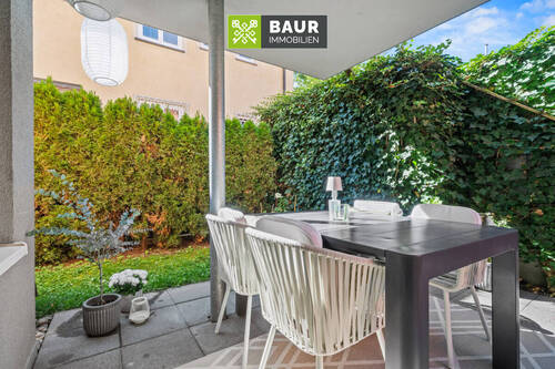 Terrasse mit Garten - 