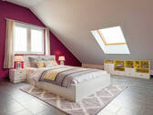 virtuelles Homestaging Kinderzimmer DG - 