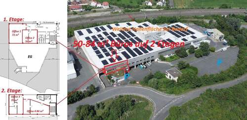 Lageplan - Büro zur Miete in Rottendorf