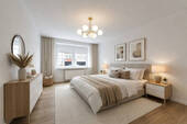 Schlafzimmer_gestaged - 3 Zimmer Etagenwohnung in Elmshorn