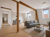 Möglicher Wohnbereich KI generiert - 3 Zimmer Etagenwohnung in Karlsruhe / Mühlburg