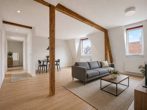 Möglicher Wohnbereich KI generiert - 3 Zimmer Etagenwohnung in Karlsruhe / Mühlburg