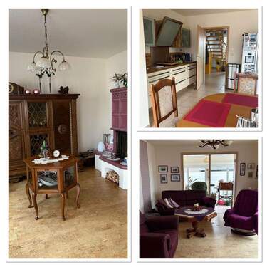 Küche und Wohnzimmer Haus 1 - 