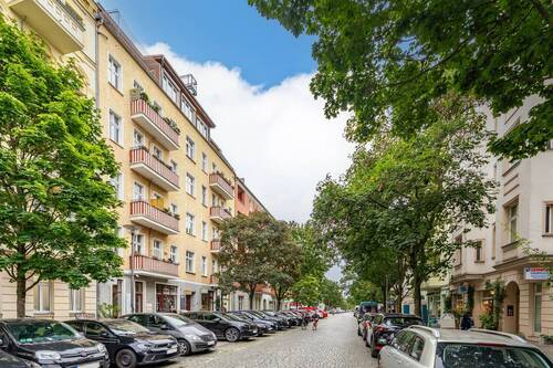 Hausansicht - 1-Zimmer-Wohnung nahe Volkspark Friedrichshain