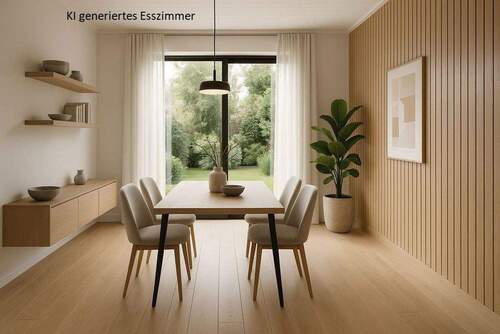 KI generiertes Esszimmer - 