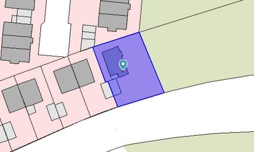 Auszug Lageplan Grundstück - 