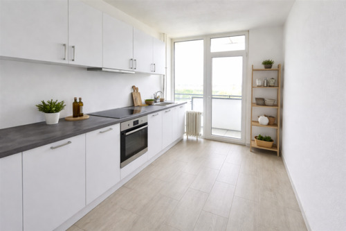 Küche - Etagenwohnung mit 97,00 m&sup2; in Krefeld zum Kaufen