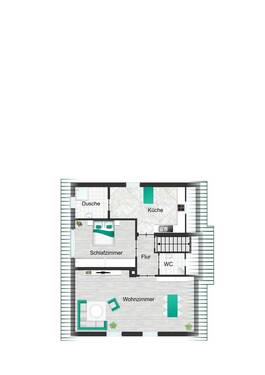  Dachgeschoss - nicht maßstabsgetreu- - 