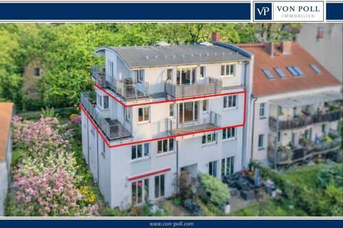 Titel - Lichtdurchflutete 5-Zimmer Wohnung mit kleinem Privatgarten