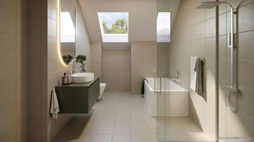 Badezimmer - Ihr neues Zuhause im Grünen - Neubau-Doppelhaushälfte in Mintard