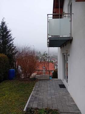 Teerasse oben - 5 Zimmer Einfamilienhaus in Ronsberg