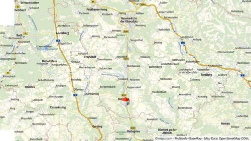 An der B299 zwischen A9 und A3 - 