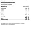 Aufstellung der Wohnflaeche - 