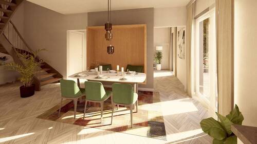 Ansicht Esszimmer - 5 Zimmer Einfamilienhaus zum Kaufen in Damflos