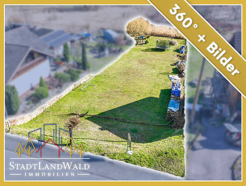 Titelbild-Exposé - Wohnen am Feldrand - Bauplatz mit Aussicht auf den Maimont